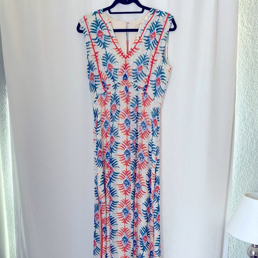 Tory Burch Floral Maxi Dress with Slit